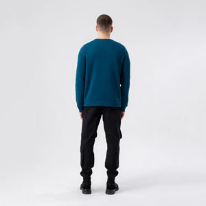 Sudadera de cuello redondo de algodón de alta calidad para hombre 2025, sudaderas con capucha personalizadas de lana transpirable personalizables para invierno - Product Image 6