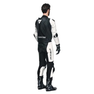 Combinaison de course moto sport en cuir pour Seca 5, taille 60, style moto d'été, noir et blanc - Product Image 2