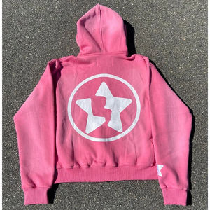 ชุดเซ็ตแทรคสูทลำลองแฟชั่นฤดูหนาว สีพื้น ทรงขาบาน สไตล์ซันเฟด พร้อมฮู้ดดี้มีเชือกผูก ผ้าฝ้ายฟลีซ สตรีทแวร์ - Product Image 3