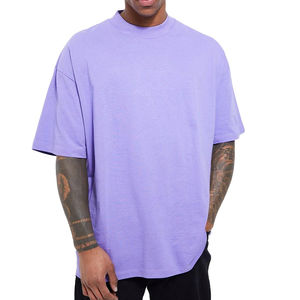 Camiseta Ligera Extra Grande para Hombre, Secado Rápido, 100% Algodón, Transpirable, Ropa Deportiva para Exteriores, Talla Personalizada, Diseño Sólido, Nueva Moda - Product Image 1