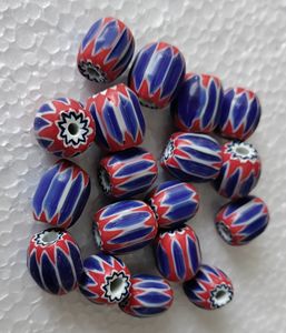 Perles de verre chevron rayées sur mesure dans des tailles sur mesure adaptées aux créateurs de bijoux et aux magasins de perles - Product Image 2