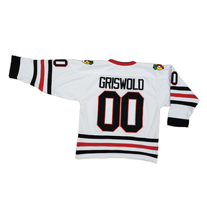High Quality Custom Polyester Cut n Sew Ice <b>Hockey</b> Jersey Adults Sportswear with Embroidered Name Logos OEM Team Name Service - Product Image 4