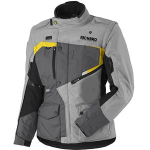ชุดสูทหนัง Cordura ของผู้ชายระบายอากาศใส่สบายแจ็คเก็ตแขนยาวแบบเต็มตัวกันลม - Product Image 3