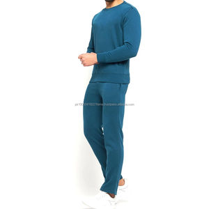 Chándal de invierno para hombre, ropa de calle ligera con estampado de logotipo personalizado, ropa deportiva de algodón orgánico 100%, venta al por mayor de alta calidad - Product Image 3