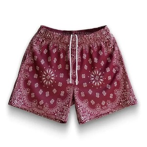 Shorts d'été pour hommes 2024, tendance décontractée haut de gamme, motif floral, service OEM, écologiques, séchage rapide, sublimation personnalisée - Product Image 5