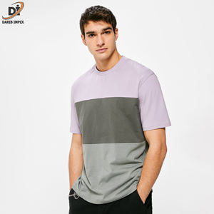 T-shirts vierges imprimés de logo personnalisé en gros pour hommes/T-shirts pour hommes unis en coton avec votre propre logo personnalisé pour une tenue décontractée - Product Image 2