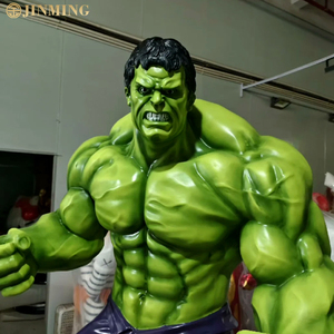 Chất Lượng Cao Cuộc Sống-Kích Thước DC Công Lý Giải Đấu Siêu Anh Hùng Bức Tượng Sợi Thủy Tinh Nhựa Thủ Công Mỹ Nghệ Cho Rạp Chiếu Phim Vuông Truyện Tranh Hiển thị Trang Trí - Product Image 3