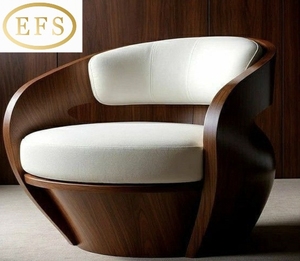 Ghế sofa da bọc nệm hiện đại sang trọng, ghế nghỉ ngơi kiểu dáng công thái học, ghế phụ bằng gỗ chắc chắn, dùng cho phòng ngủ và gia đình - Product Image 6