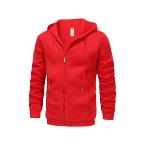 2025เสื้อกันหนาวมีฮู้ดแบบรูดซิปของผู้ชายเสื้อสวมหัวแบบหนาพิมพ์ลายพัฟแบบหนาเสื้อฮู้ดคุณภาพสูงพร้อมซิป - Product Image 1