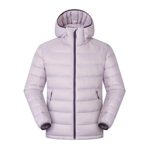 Blouson d'hiver matelassé épais pour homme, tendance et stylé, avec col montant enduit, poche avant, fermeture éclair et capuche coupe-vent - Product Image 5