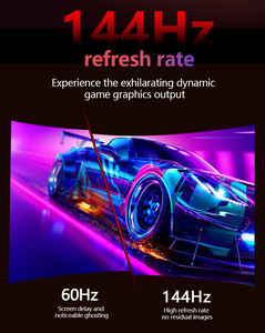 จอภาพเกมมิ่ง LCD แบบไร้ขอบขนาด 38 นิ้ว ความละเอียด 4K 144Hz จอโค้ง HD พร้อมขาตั้งปรับได้ ไฟ LED สำหรับคอมพิวเตอร์ - Product Image 3