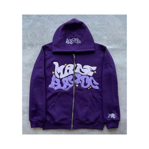 Sudaderas con capucha informales con estilo de alta calidad para hombre 2025 sudaderas con cremallera transpirable para hombre diseño personalizado venta al por mayor Jersey de algodón - Product Image 1