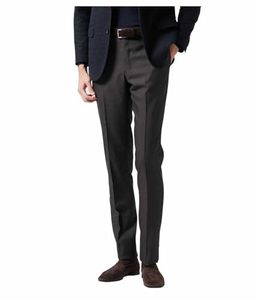 Pantalon de costume décontracté pour homme, style italien, respirant, grande taille, taille élastique, coupe courte, printemps-automne - Product Image 1