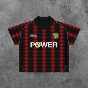 เสื้อฟุตบอลตาข่ายแบบกำหนดเองสำหรับผู้ชาย เสื้อฟุตบอลย้อนยุคระบายอากาศได้ดี เหมาะสำหรับทีมหรือสโมสร - Product Image 3