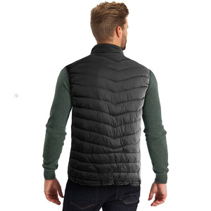 Venta al por mayor Unisex Media mangas Puffer Chaqueta Softshell Chaqueta cortavientos Chaqueta con cremallera a prueba de viento Chándal al aire libre - Product Image 6