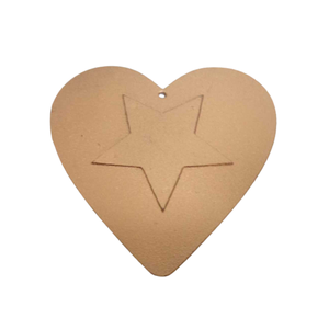 Nuevo corazón colgante de metal decorativo para pared, corazón decorativo de Color cobre para el hogar y la decoración navideña hecha a mano - Product Image 6