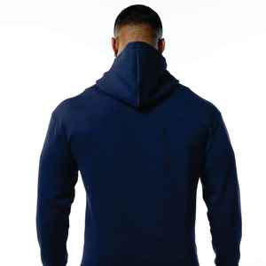 Sweat à capuche pour hommes surdimensionné personnalisé 300 g/m² poids lourd 85% coton 15% polyester teint uni avec pour logo imprimé bouffant pour l'hiver - Product Image 6