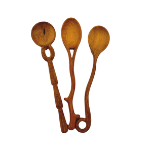 Cuchara de madera ecológica con forma de corazón de varios estilos hechos a mano en Vietnam - Product Image 6