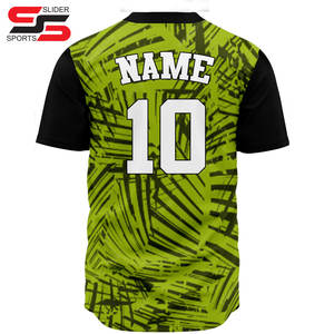 New Wholesale Custom Logo Sports Baseball Uniform Sublimation Quick Dry Breathable Men's Embroidered Baseball Jersey - Product Image 2