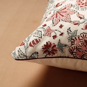 Bloque de mano al por mayor Sanganeri bloque impreso algodón para decoración del hogar funda de cojín sofá funda de cojín - Product Image 3