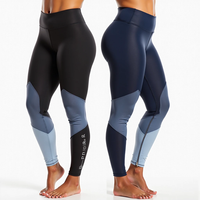 Leggings de sport pour femmes à taille haute, en coton et fibre de bambou, compressifs, imprimés, grande taille, pour yoga, entraînement et fitness