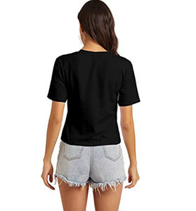 Nouveauté 2026, t-shirts décontractés d'été pour femmes, grande taille, imprimés sur mesure, tissu en élasthanne/polyester - Product Image 3