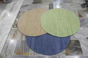 Lo último 2023 Indian Handloom 100% algodón Chindi Rag RUGS Doble cara uso cut-Shuttle diseños modernos - Product Image 5