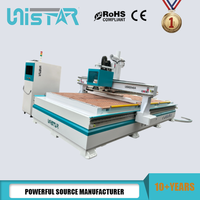 Machine de découpe CNC à 3 axes ATC pour la fabrication de portes et d'armoires en bois, avec changeur d'outils linéaire 2040, fabriquée en Chine