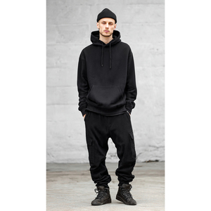 Ensemble survêtement jogging pour homme, streetwear d'hiver, molleton 500 GSM, sweat à capuche, vêtements de jogging pour homme, survêtement oversize pour homme - Product Image 6