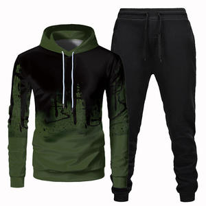 Vêtements de sport complets pour hommes Streetwear Survêtement à sublimation en polyester polaire pour hommes Survêtements au design personnalisé - Product Image 4
