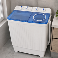 Nouvelle Conception Lave-linge semi-automatique à double cuve 9KG 10KG 11KG à chargement par le haut avec essoreuse pour la lessive à domicile