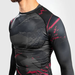 ชุดเสื้อและกางเกงรัดรูปแขนยาวสำหรับผู้หญิงผู้ชายใส่เล่นยิมฟิตเนสรัดรูปโลโก้ตามสั่ง - Product Image 4