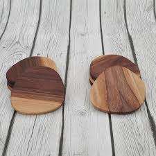 แผ่นรองแก้วไม้ทำมือสำหรับโต๊ะครัว แผ่นรองตกแต่งบ้านแบบกำหนดเองได้ - Product Image 3