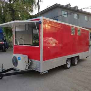 Nuevo Camión de Comida Rápida para Exteriores con Equipamiento de Cocina, Remolque de Comida Móvil en Venta para Venta de Aperitivos Callejeros - Product Image 3
