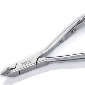 NGHIA OMI Ensemble manucure pédicure de luxe CB-101C pince à cuticules chromée en acier inoxydable de haute qualité en cuir de style mignon - Product Image 1