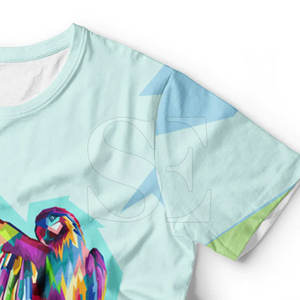 Vente en gros 2025 T-shirts à manches courtes légers et respirants à séchage rapide pour hommes Nouvelle mode Chemises décontractées à imprimé par sublimation - Product Image 3