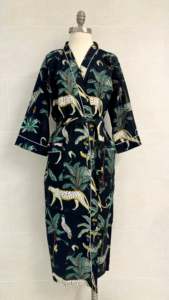 Vestido de Kimono bohemio de verano para mujer, cuello en V, manga larga, estampado geométrico, patrón sólido, logotipo trasero, estilo de vacaciones, decorado en la playa - Product Image 3