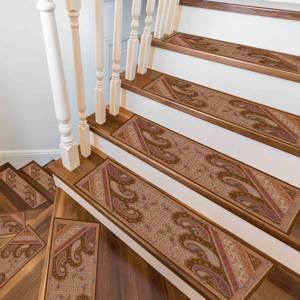 Alfombra con Estampado Botánico, Diseño Kilim Beige, Fácil de Limpiar, Goblen - Product Image 4