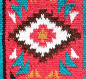 Western Navajo Show Pad Manta de sillín de lana tejida a mano Diseño tribal tradicional de alta calidad personalizable para montar a caballo - Product Image 2