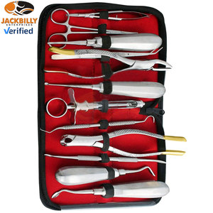 ชุดเครื่องมือยกและคีมทันตกรรม12ชิ้นเครื่องมือผ่าตัดสเตนเลสด้วยมือพร้อมการปฏิบัติตามมาตรฐาน - Product Image 2