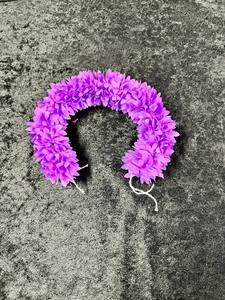 Tissu Gajra cheveux accessoire pakistanais musulman Nikah faveur cadeau mariée mariage besoins coloré fantaisie Veni tresse cordes pour cheveux - Product Image 3