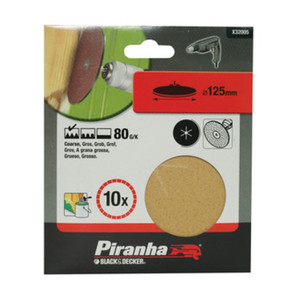 Piranha X32005 10 Dischi Diametro 125 Gr.80(a1453) - Product Image 1