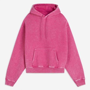 Sweat à capuche décontracté pour homme en coton 100% uni, doublé, avec logo sur le devant, respirant, séchage rapide, lavage à l'acide, pour l'extérieur, l'hiver - Product Image 4