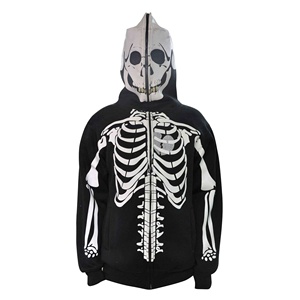 Sudadera con capucha de invierno con cremallera completa para hombre, sudadera de lana para entrenamiento, deportes de gimnasio, ropa de calle informal elegante de gran tamaño 100% - Product Image 4