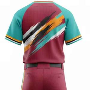 Uniforme de baseball professionnel, ensemble complet, maillot de sport respirant, fournisseur, uniforme de baseball personnalisé pour les jeunes - Product Image 5