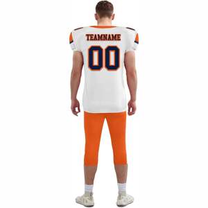 Maillots de football américain haute performance, respirants, rembourrage court avancé, couleurs d'équipe audacieuses, durables, 100% polyester, protection UV - Product Image 6