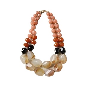 Perles de haute qualité, bijoux africains de mariage, dernier collier avec ensemble de bijoux en strass pour Nige - Product Image 3