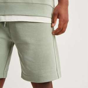 Ropa de moda para hombre, pantalones cortos de lana en blanco de algodón orgánico transpirable de talla grande con bolsillos - Product Image 2