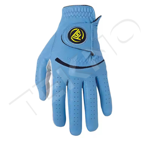 Vente directe d'usine Gants de golf personnalisés Respirant Cabretta Leather Full Color Design Your Own Logo Véritable Leather Sports - Product Image 3