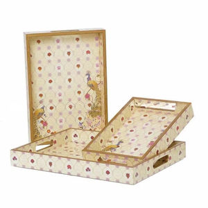 Plateau de service en bois MDF avec revêtement émaillé, design, hôtels et restaurants, articles de cuisine, plateau de table, haute qualité - Product Image 1